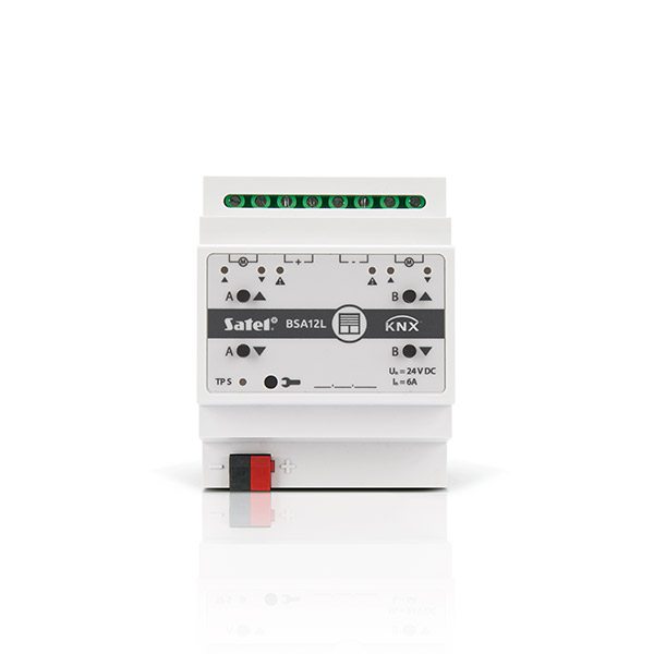 ماژول تنظیم پرده/کرکره KNX-BSA12L سَتِل