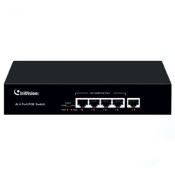 سوئیچ 5 پورت آیریویژن IV-POE0400